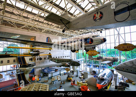 Le National Air and Space Museum de Washington DC Banque D'Images