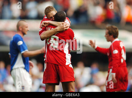 Soccer - Division de la Ligue nationale un - Ipswich Town v Nottingham Forest Banque D'Images