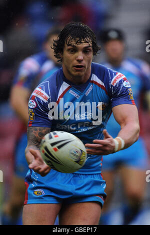 Rugby League - Engager Super League - Wigan Warriors v Wakefield Wildcats - JJB Stadium Banque D'Images