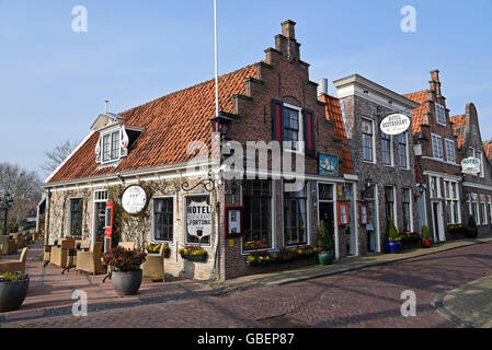 De Fortuna, hotel, Edam, Hollande du Nord, Pays-Bas / Hollande Banque D'Images