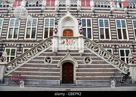 Stadthuis, city hall, Alkmaar, Hollande du Nord, Pays-Bas / Hollande Banque D'Images