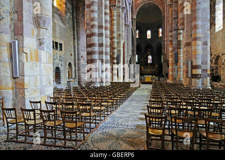 Basilique de St Julien, Brioude, Département de la Haute-Loire, Auvergne, France Banque D'Images