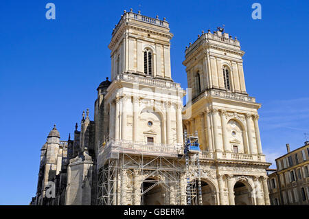 La cathédrale Sainte-Marie d'Auch, Auch, Chemin de Saint Jacques, département du Gers, Midi-Pyrénées, France / Cathédrale Sainte-Marie d'Auch, monument national de la France Banque D'Images