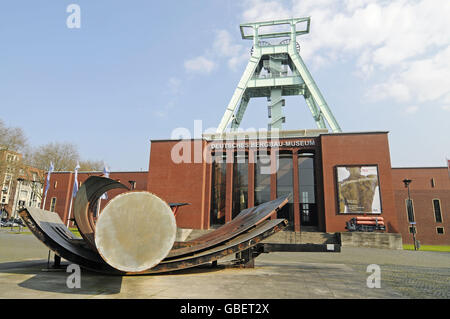 Musée allemand de la mine, Bochum, Rhénanie du Nord-Westphalie, Allemagne Banque D'Images