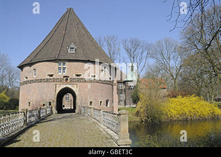 Château Bladenhorst, Castrop-Rauxel, Rhénanie du Nord-Westphalie, Allemagne Banque D'Images