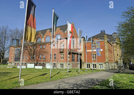 Musée de la navigation intérieure allemande, Duisburg-Ruhrort, Duisbourg, Rhénanie du Nord-Westphalie, Allemagne Banque D'Images