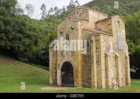 San Miguel de Lillo, chapelle, Oviedo, Asturias, Espagne Banque D'Images