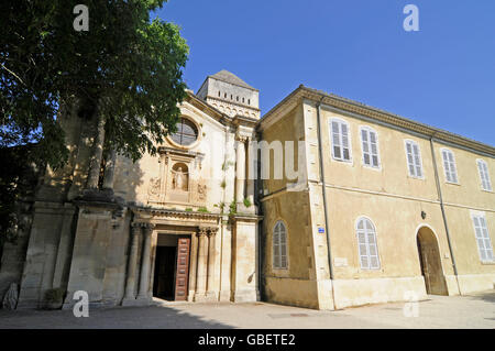 Saint Paul de Mausole, monastère, église, musée, Salon de Provence, Provence, Cote d'Azur, dans le sud de la France, France Banque D'Images