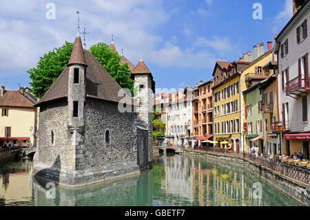 Palais de l 'Isle, rivière Thiou, Annecy, Departement Haute-Savoie, Rhône-Alpes, France Banque D'Images