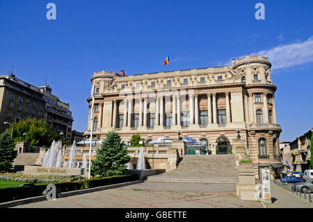 Cercul Militar National, mess des officiers, des capacités militaires, Bucarest, Roumanie Banque D'Images