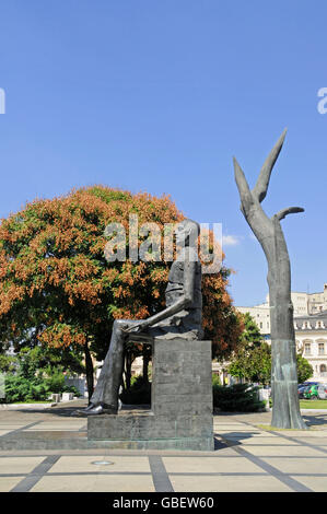 Monument, Place de la Révolution, Bucarest, Roumanie Banque D'Images