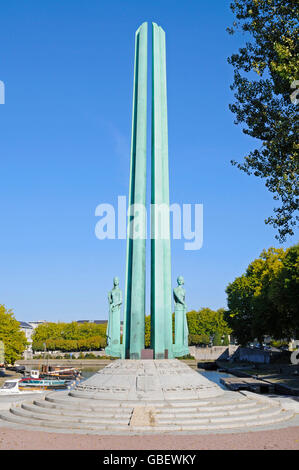 War Memorial, Nantes, Departement Loire-Atlantique, Pays de la Loire, France Banque D'Images