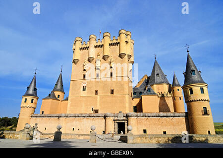 Alcazar de Ségovie, château, musée, Ségovie, Castille et Leon, Espagne / Castilla y Leon Banque D'Images