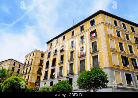 Lavapies, ancien quartier juif, la Plaza de Lavapies, Madrid, Espagne Banque D'Images