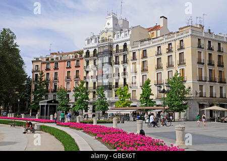 Plaza de Oriente, Madrid, Espagne Banque D'Images