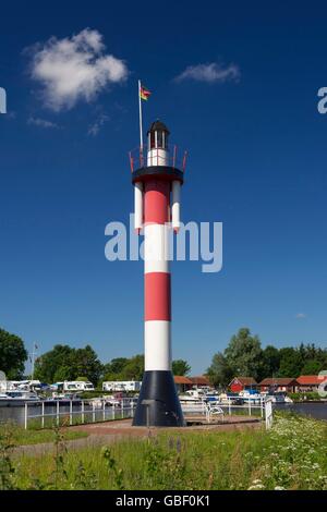 Hafen à Barssel, Niedersachsen, Deutschland Banque D'Images