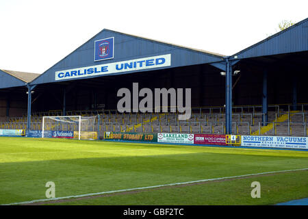 Football - Nationwide League Division 3 - Carlisle United / Cheltenham Town.Vue générale sur Brunton Park, qui abrite Carlisle United Banque D'Images