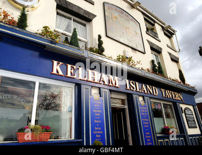 La Kelham Island Tavern à Sheffield, qui a été durement touchée par les inondations dévastatrices de 2007, mais a été nommée aujourd'hui comme la campagne pour le pub de l'année de Real Ale. Banque D'Images