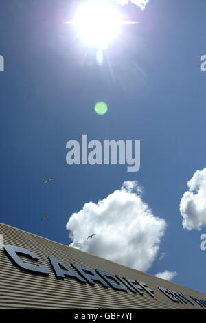 Football - Nationwide League Division One - Cardiff City / Burnley. Ninian Park, stade de Cardiff City Banque D'Images