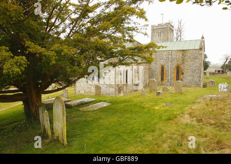 Stock général - repères Dorset.GV de l'église St John's dans le village Dorset de Tolpuddle. Banque D'Images