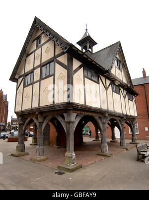 Stock général - Grammar School - Market Harborough.Vue générale de l'ancienne école de Grammar à Market Harborough, Leicestershire Banque D'Images