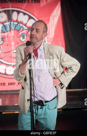 Légende de la comédie britannique Arthur Smith. Sur la photo @ La Rose et Crown pub Walthamstow partie d'Imp Rouge Comedy Festival 2016. Banque D'Images