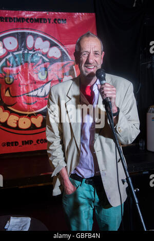 Légende de la comédie britannique Arthur Smith. Sur la photo @ La Rose et Crown pub Walthamstow partie d'Imp Rouge Comedy Festival 2016. Banque D'Images