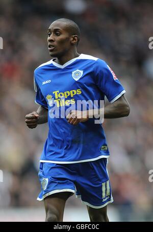 Football - Coca-Cola football League One - Milton Keynes dons / Leicester City - Stadium:mk.Lloyd Dyer, Leicester City Banque D'Images