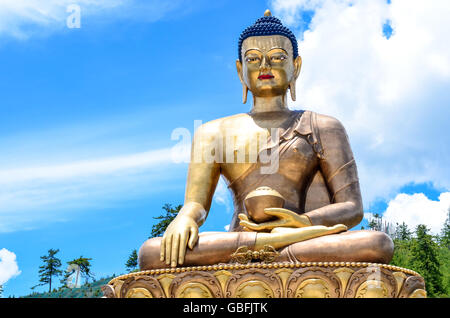 Statue de Bouddha Dordenma à Thimphu Banque D'Images