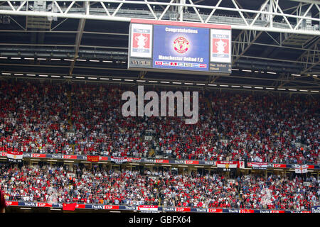 Football - coupe AXA FA - finale - Manchester United / Millwall.Stade Millennium, lieu de la finale de la coupe FA Banque D'Images