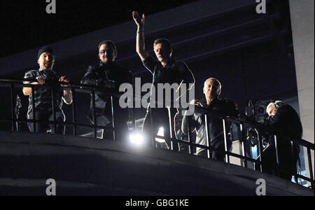 U2 Concert Secret - Londres Banque D'Images