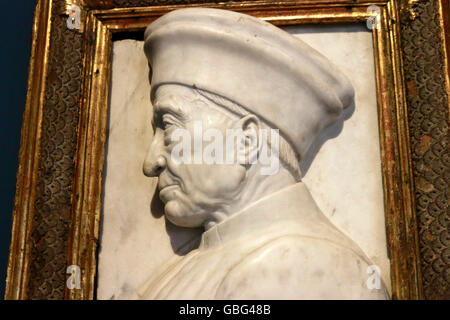 Skulptur/ Bueste : Cosimo de Medici, Berlin. Banque D'Images