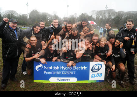 Rugby Union - Scottish Hydro Electric Premiership Division One - Ayr v Edinburgh - Milbrae Accies Banque D'Images