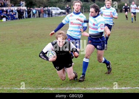 Rugby Union - Scottish Hydro Electric Premiership Division One - Ayr v Edinburgh - Milbrae Accies Banque D'Images