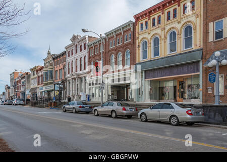 Charmant, le centre-ville historique de Winchester Kentucky avec son architecture remarquable sur la rue principale du centre-ville Banque D'Images