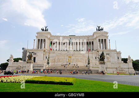 Vittorio Emanuele II, National Memorial, Piazza Venezia, square, Rome, Latium, Italie Banque D'Images