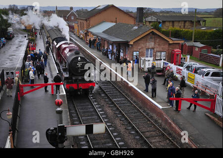 LMS 6100 Royal Scot machine à vapeur Banque D'Images