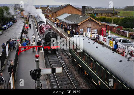 LMS 6100 Royal Scot machine à vapeur Banque D'Images