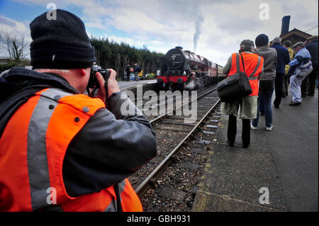 LMS 6100 Royal Scot machine à vapeur Banque D'Images