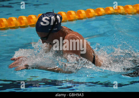 Keri Anne Payne, de Stockport Metro, participe à l'Open féminin 400m im aux championnats britanniques de natation de gaz 2009 Banque D'Images