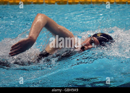 Natasha Bellamy, de Kingston Upon Hull, participe à l'Open féminin 400m im aux championnats britanniques de natation de gaz 2009 Banque D'Images