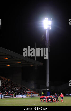 Rugby Union - Magners League - Glasgow Warriors v Munster - Firhill Arena Banque D'Images