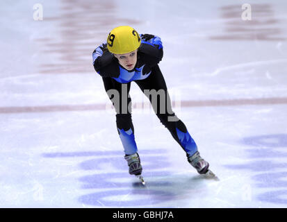 Patinage de vitesse courte piste - Championnats britanniques 2009 - Jour 2 - Centre National des glaces - Nottingham Banque D'Images