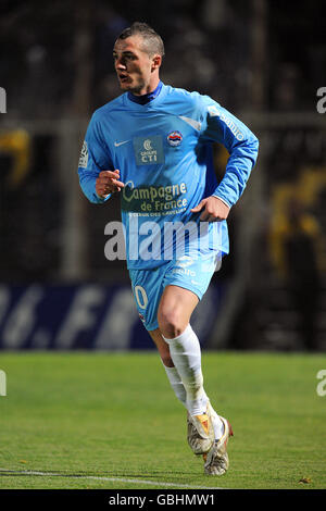 Football - première division française - Nice / Caen - Stade Municipal du Ray. Reynald Lemaitre, Caen Banque D'Images