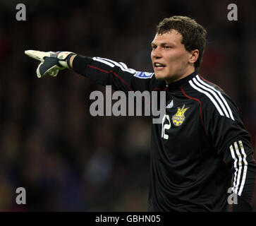 Football - Fifa World Cup 2010 - tour de qualification - Groupe 6 - Angleterre v Ukraine - Stade de Wembley Banque D'Images