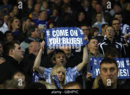 Football - Coca-Cola Championship - Birmingham City / Wolverhampton Wanderers - St Andrew's Stadium. Les fans de Birmingham City dans les stands Banque D'Images