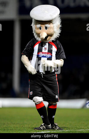 Football - Coca-Cola football League 2 - Chesterfield Town / Grimsby Town - terrain de loisirs.Grimsby Town mascotte le Mighty Mariner Banque D'Images