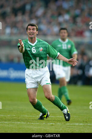 Football - International friendly - Irlande / Roumanie. Roy Keane, Irlande Banque D'Images