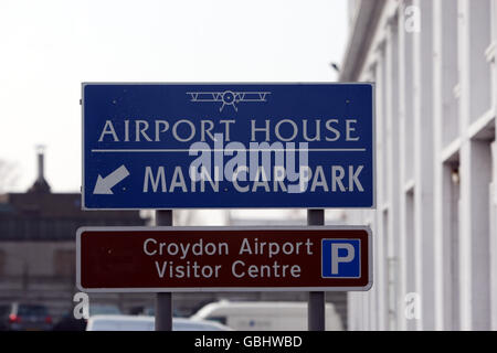 Photo générique de l'Airport House à Croydon, Surrey, qui était autrefois l'aérodrome de Croydon et le premier aéroport international de Londres lors de son ouverture en 1928 Banque D'Images