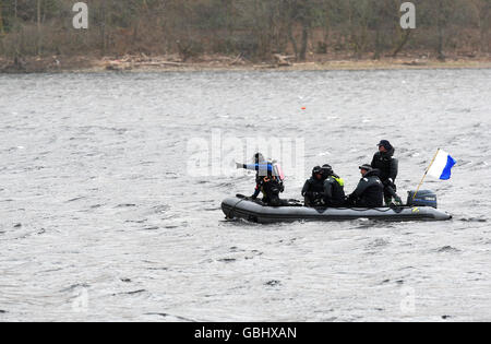 Corps retrouvés dans le Loch Banque D'Images